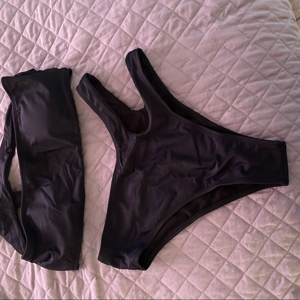 Black 2 piece swimsuit